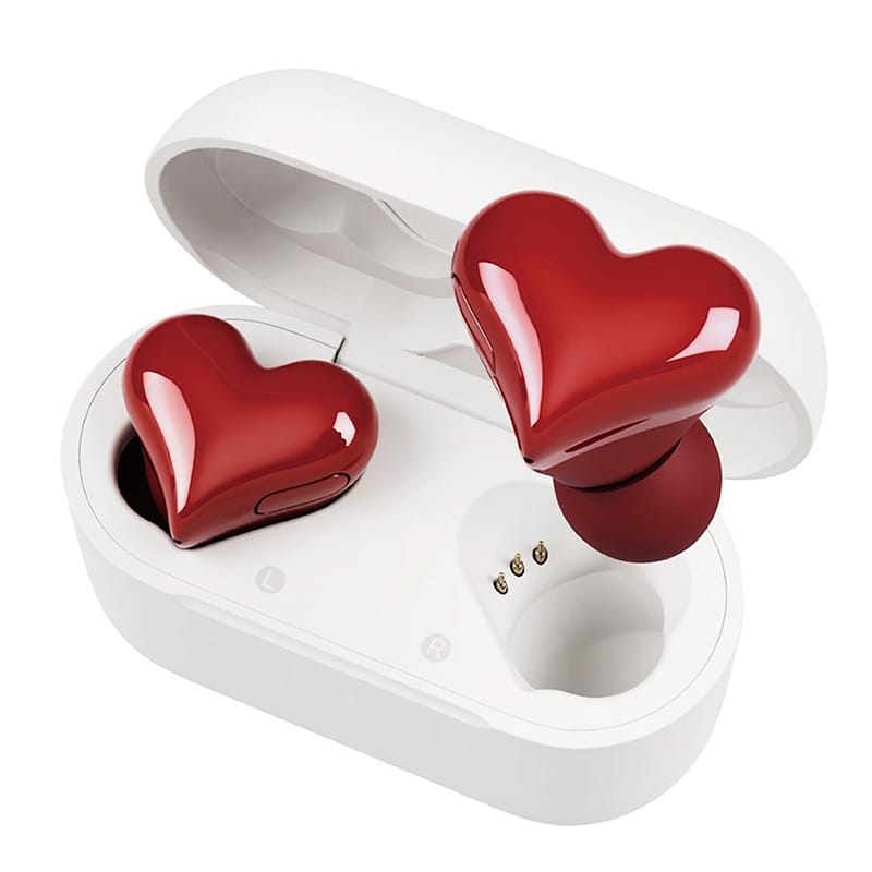EPP-TWS-HEART Most Fashionable TWS Bluetooth (BT) Earbuds, with Best wireless Sound Quality.