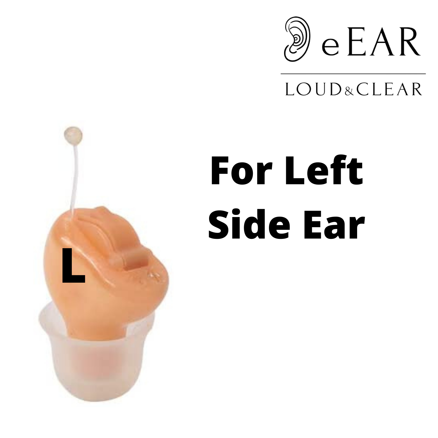 Paire d'aides auditives numériques eEAR® pour oreilles gauche et droite, CIC (Complete In Canal), eEar CIC-T25 Conçu et fabriqué aux États-Unis Vendu à plus de 35 000 dans le monde