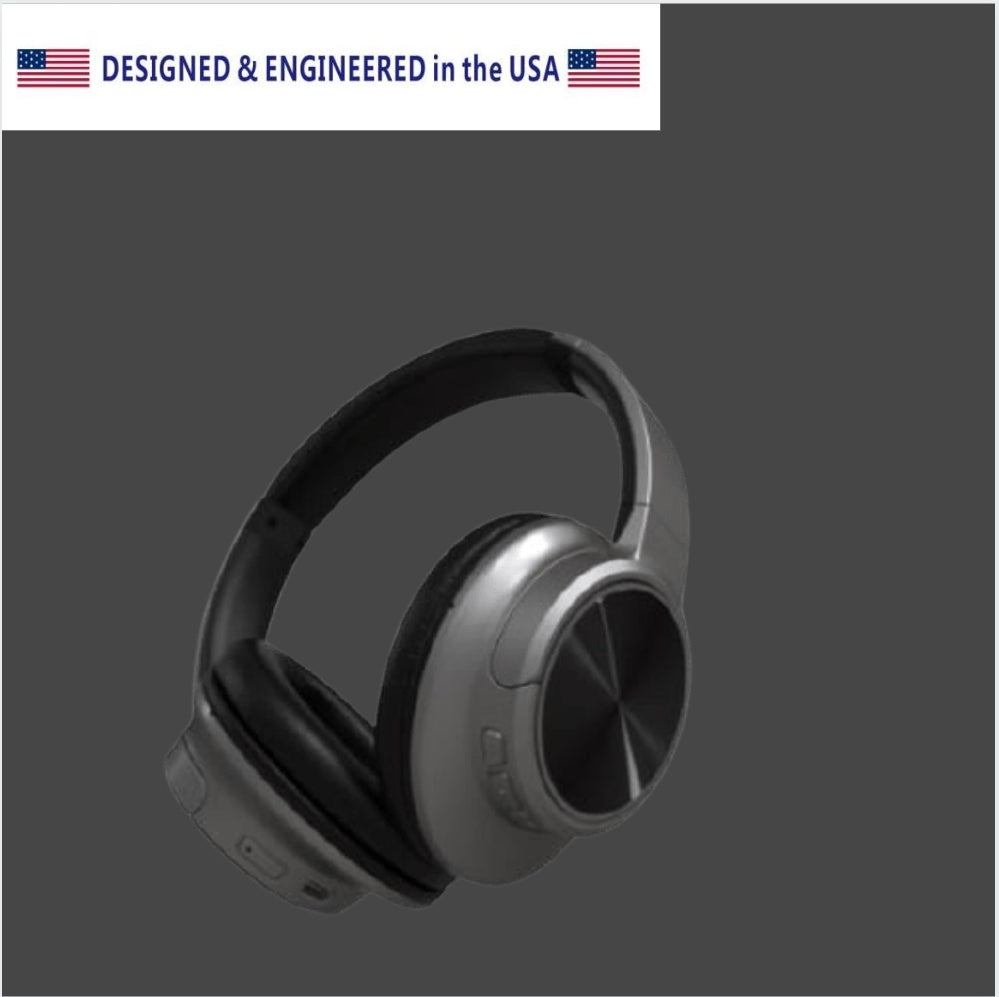 e-PP-002 e-PitchPerfect (e-PP) Wired and Wireless Active Noise Cancelling Bluetooth V5.0 Headphones with Travel Bag Designed and Engineered in the USA Sold 12,000+ worldwide