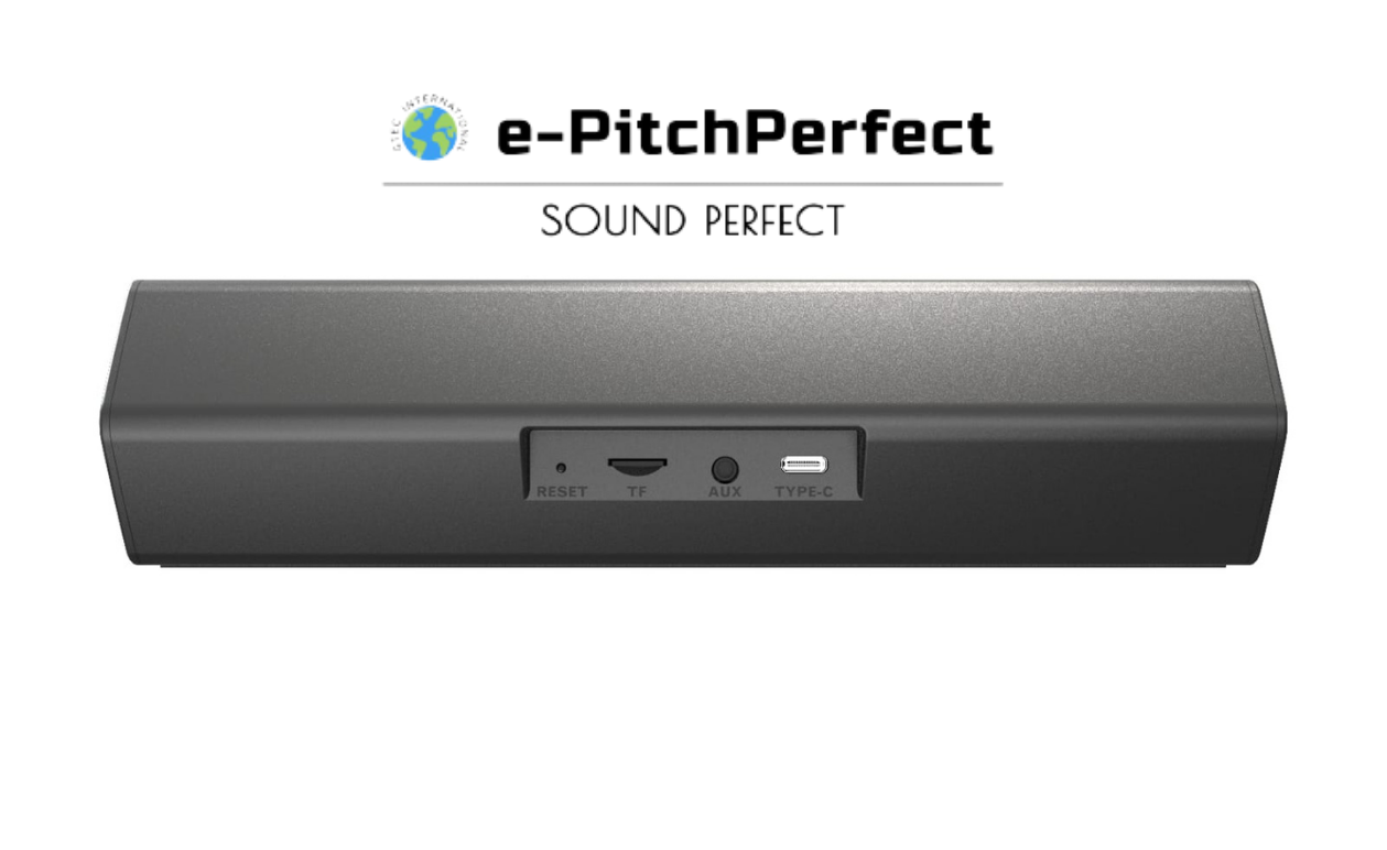 e-PitchPerfect (e-PP) H8008 Smart 40W Speaker Home Control Device/Smart Home Control Diseñado y diseñado en los EE. UU.