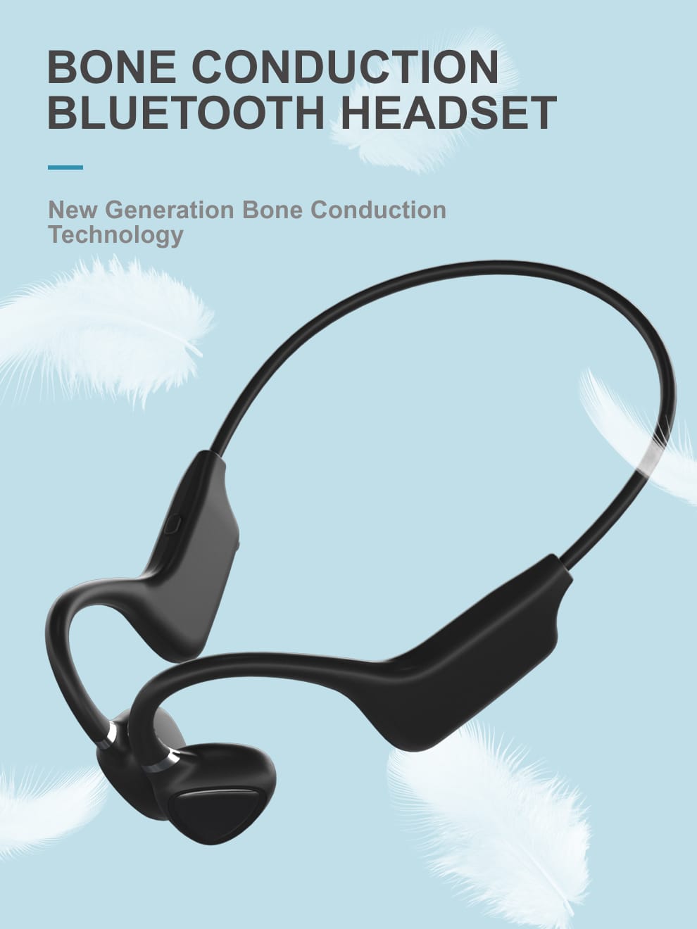 ePP-BC18 军工级智能骨传导智能蓝牙耳机技术，智能耳机最新音频技术 全球销量超过32,000只