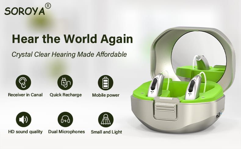 eEAR BTE-RIC-435 is a rechargeable Receiver-In-Canal (RIC) hearing aid,equipped with advanced hearing aid algorithm.It provides 16 channels fine adjustment,with up to 12dB environmntal noise suppression,enabling hearing-impaired patients listening clearly