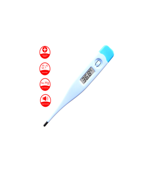 Digitales Thermometer mit LCD-Anzeige