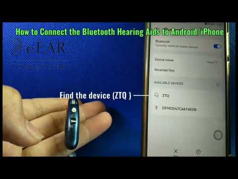 Audífono recargable eEAR BTE-BT con tecnología Bluetooth V5.0 Diseñado y diseñado en los EE. UU.