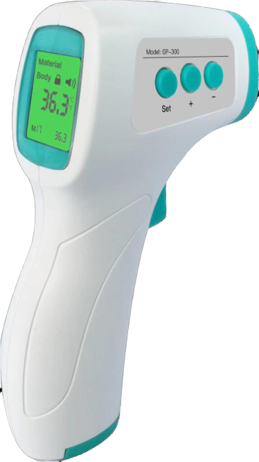 No Contact Infrared Thermometer With LCD Display